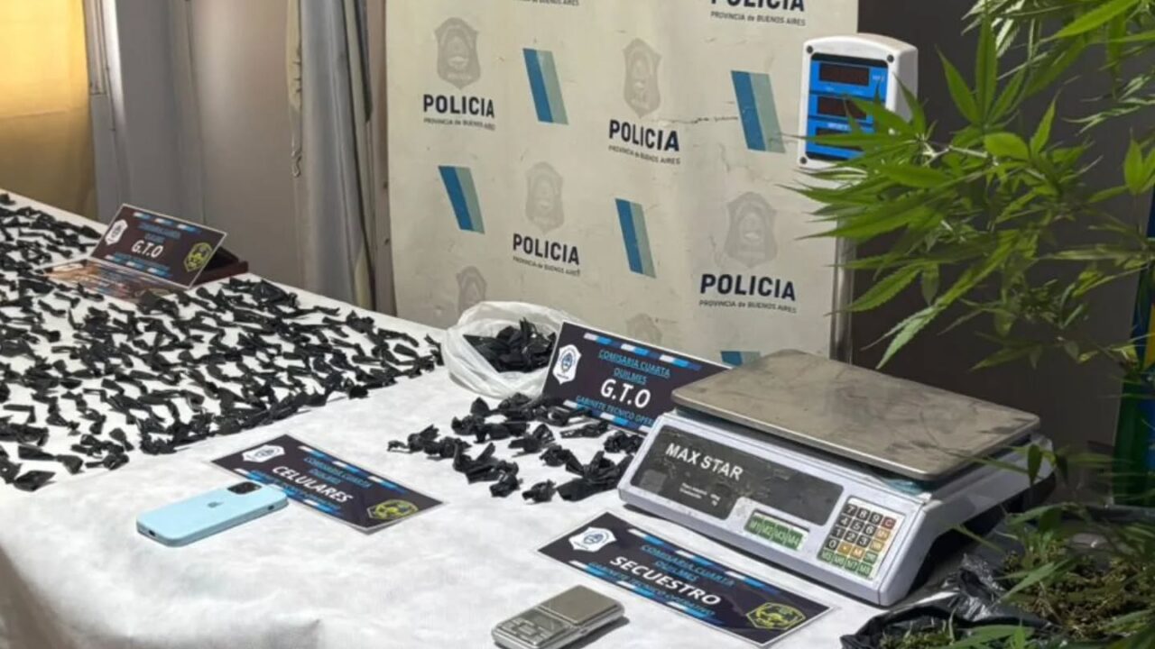Quilmes: Allanamiento y aprehendidos por venta de drogas
