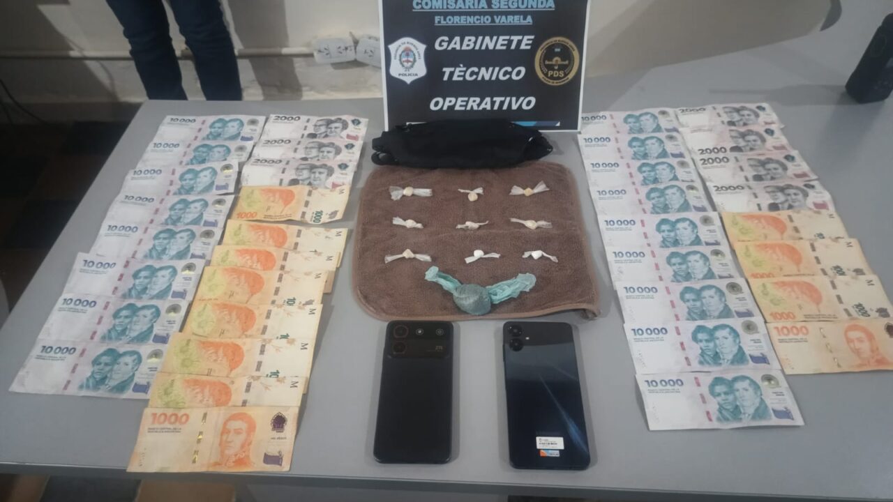 Florencio Varela: Aprehendido por tenencia ilegal de estupefacientes para comercialización y otro por tenencia para consumo personal